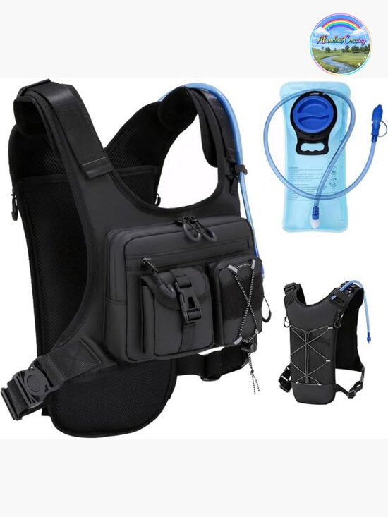 Hydration Vest Backpack with 2L Water Bladder for Running Hiking Cycling main image 4